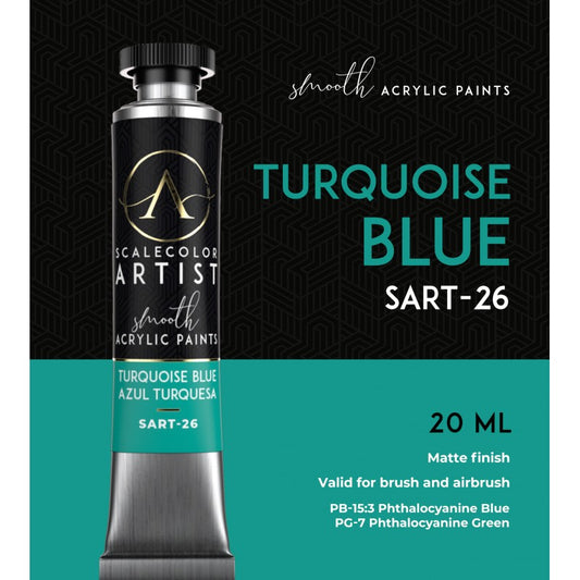 SART-26 TURQUOISE BLUE Scale75 Artist Range Lets Play Games   