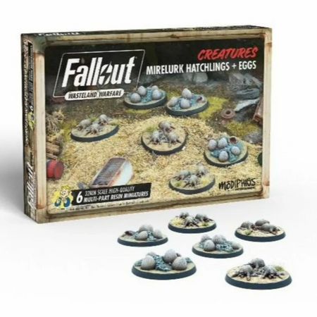 Fallout Wasteland Warfare - Mirelurk Hatchlings + Eggs Fallout Wasteland Warfare Modiphius Entertainment Default Title
