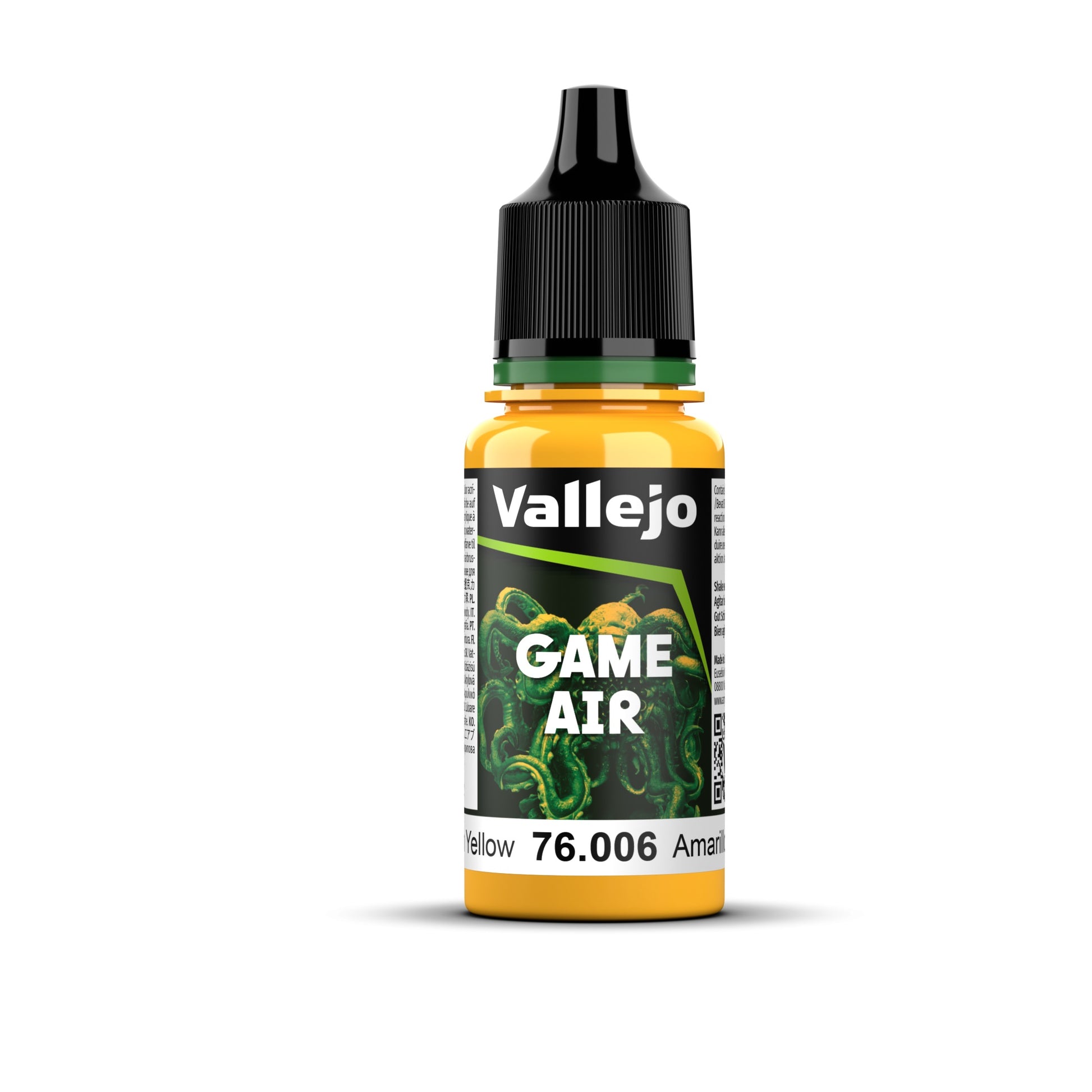 76.006 Game Air - Sun Yellow 18 ml Vallejo Game Air Vallejo Default Title  