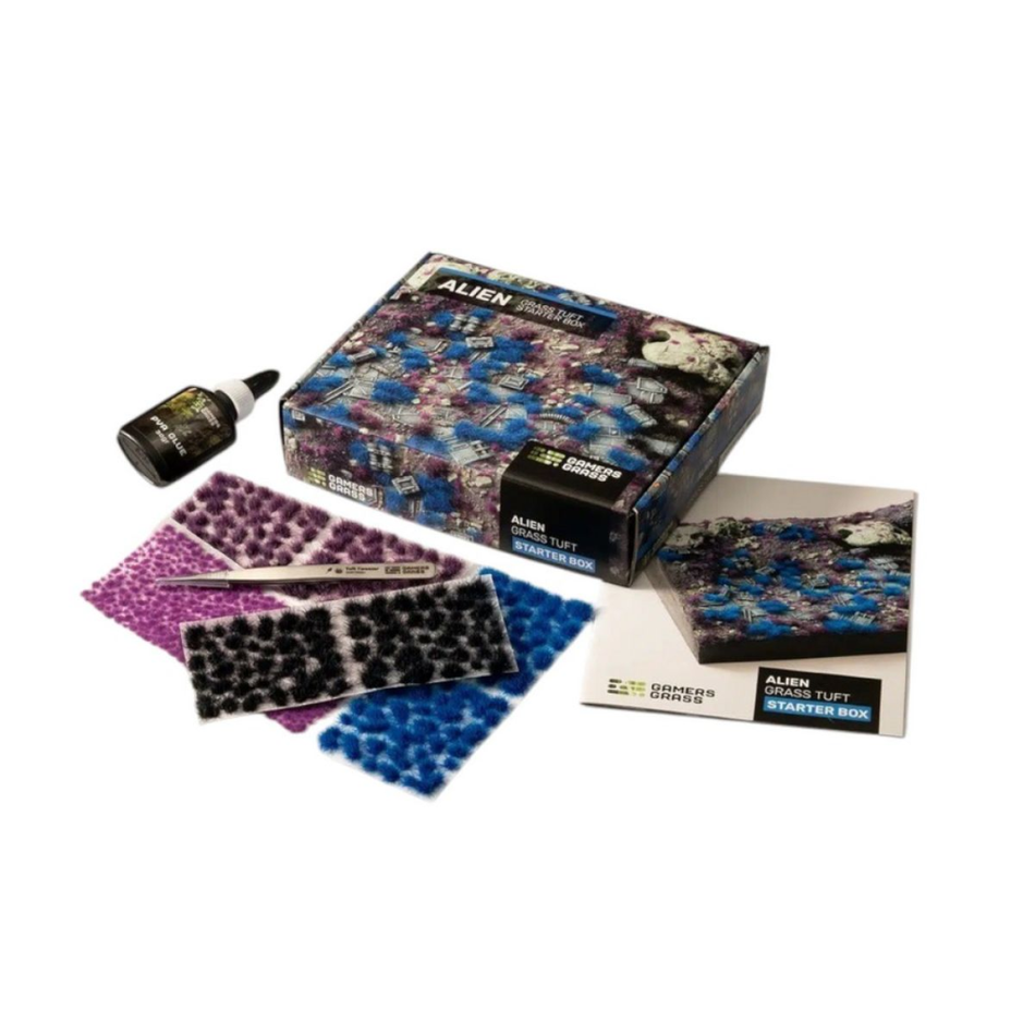 Gamers Grass - Box Sets - Grass Tuft Starter Box - Alien Gamers Grass Basing Gamers Grass