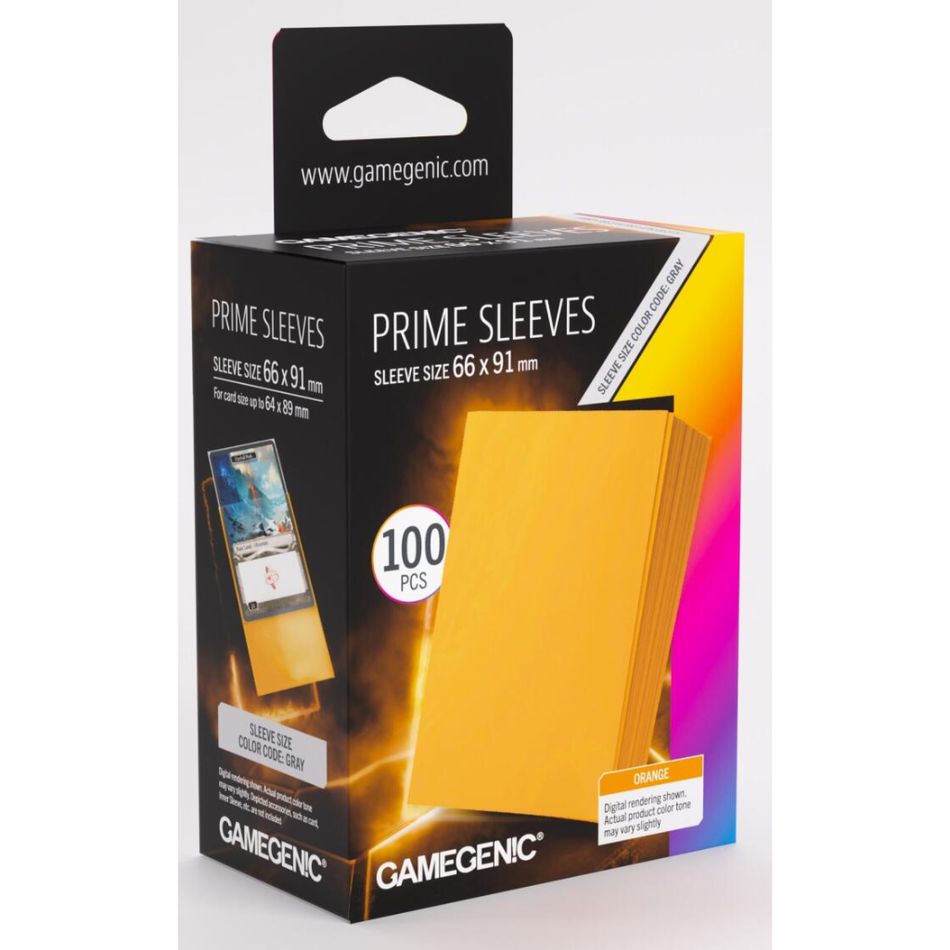 Gamegenic - Prime Card Sleeves - Orange (100 Sleeves Pack) Deck Box GameGenic Default Title