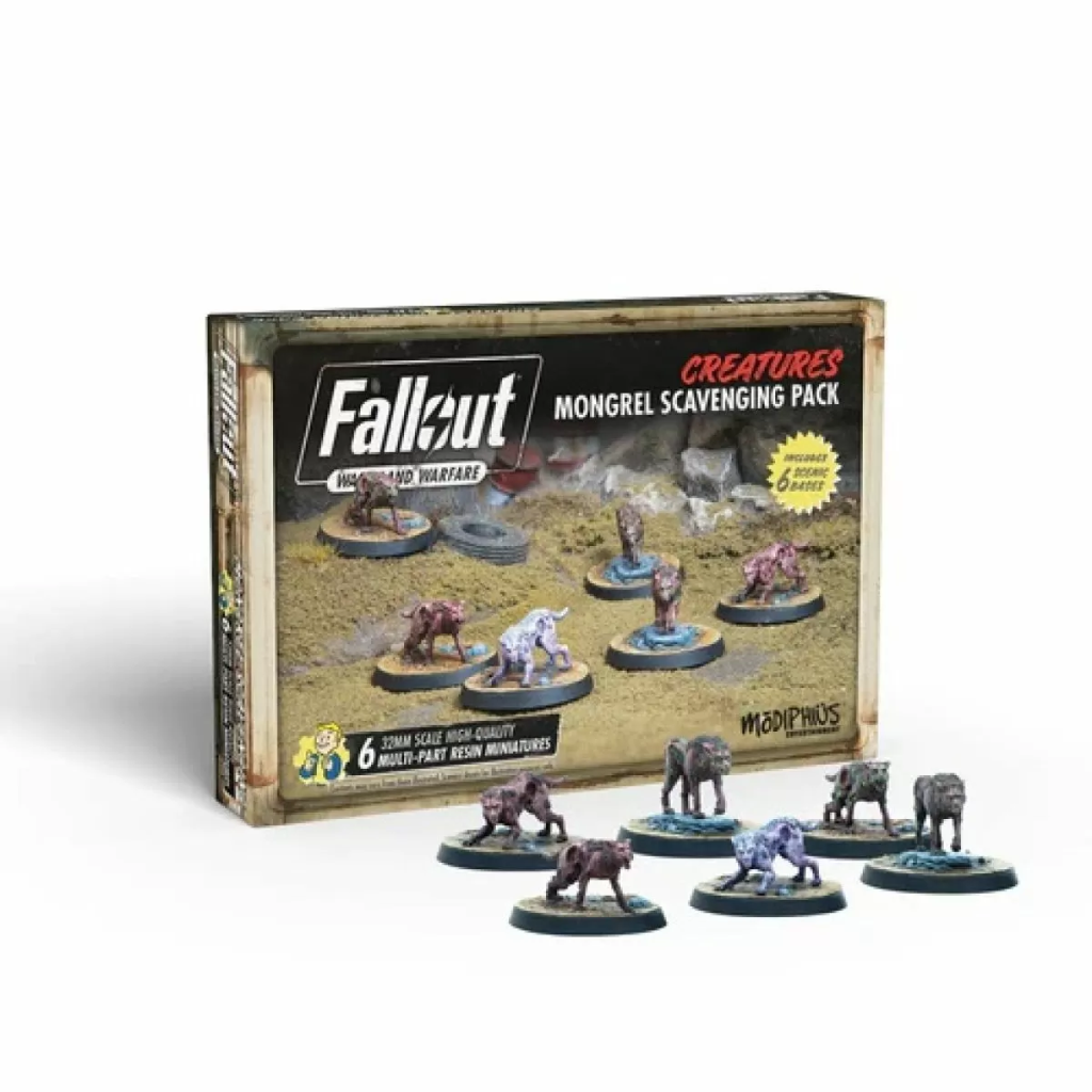 Fallout Wasteland Warfare - Creatures: Mongrel Scavenging Pack Fallout Wasteland Warfare Modiphius Entertainment Default Title