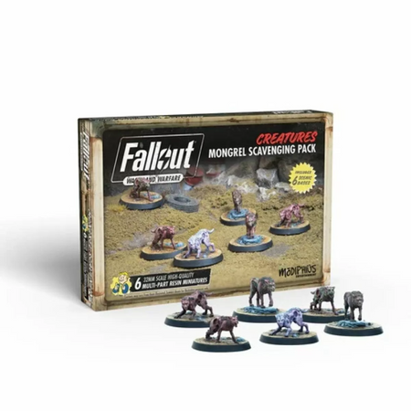 Fallout Wasteland Warfare - Creatures: Mongrel Scavenging Pack Fallout Wasteland Warfare Modiphius Entertainment Default Title