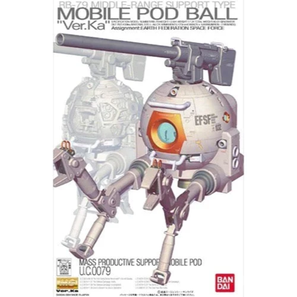 MG 1/100 BALL Ver.Ka Gundam Model Kit Bandai Default Title