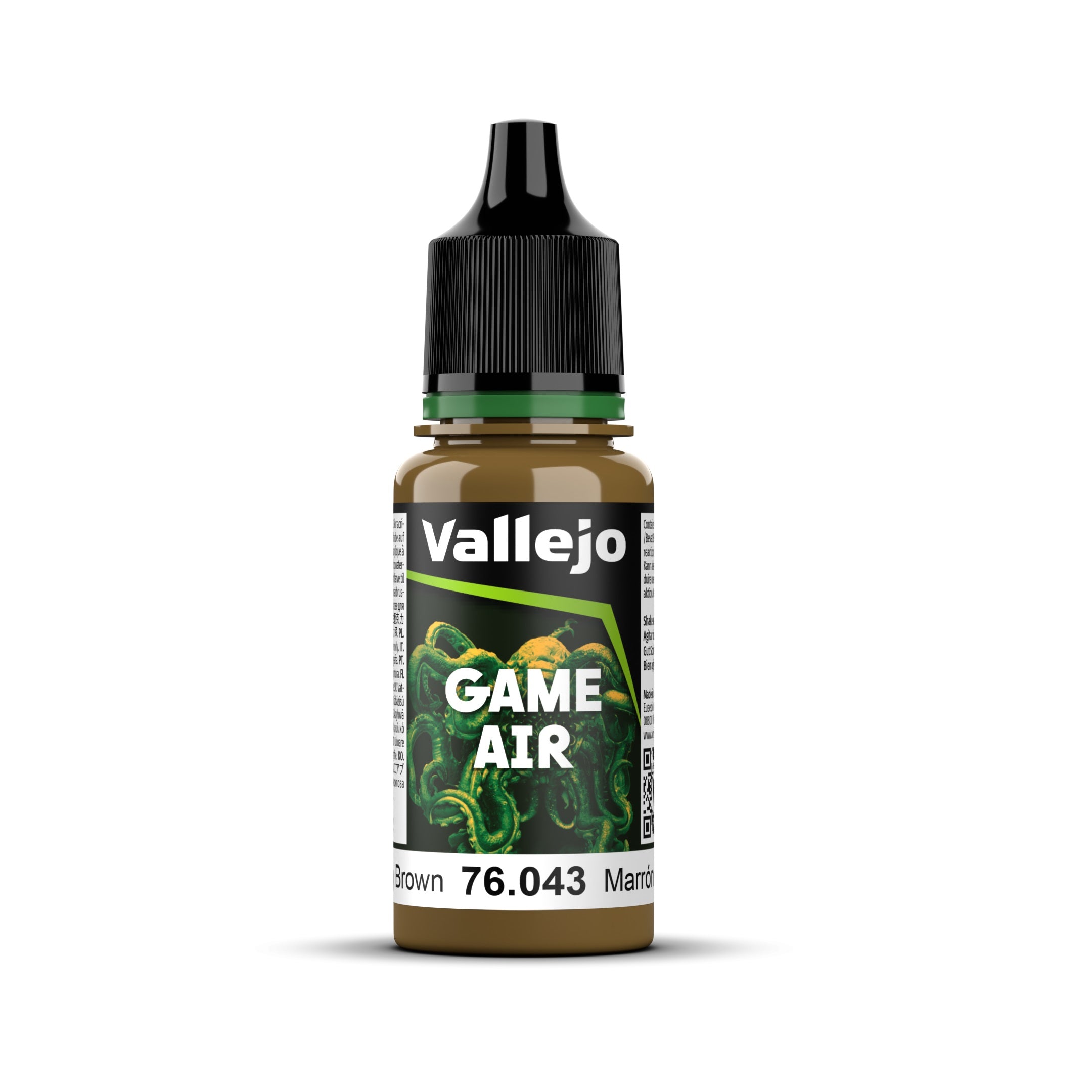 76.043 Game Air - Beasty Brown 18 ml Vallejo Game Air Vallejo Default Title  