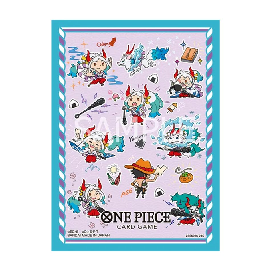 One Piece Card Game: Vol 15 - Yamato Official Sleeves Card Sleeves Bandai Namco Default Title