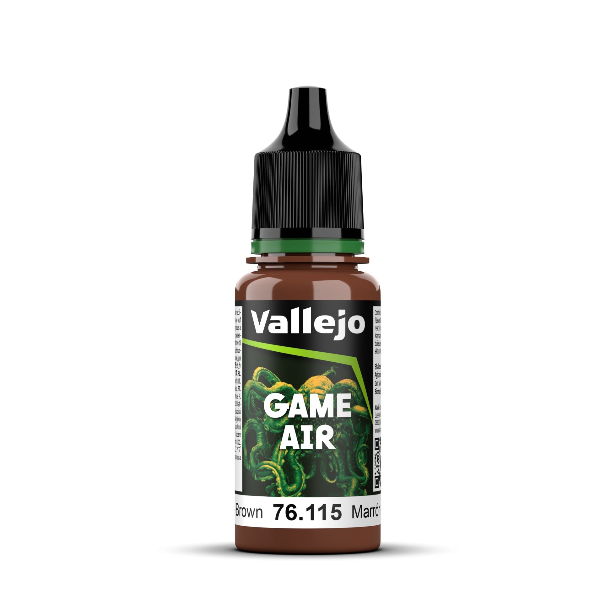 76.115 Game Air - Grunge Brown 18 ml Vallejo Game Air Vallejo Default Title  