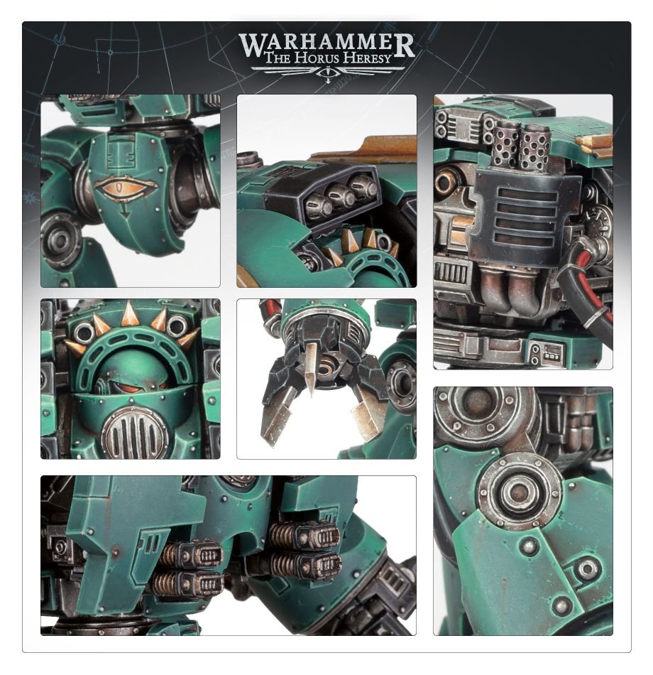 Legiones Astartes: Leviathan Siege Dreadnought with Claw & Drill Weapons The Horus Heresy Games Workshop