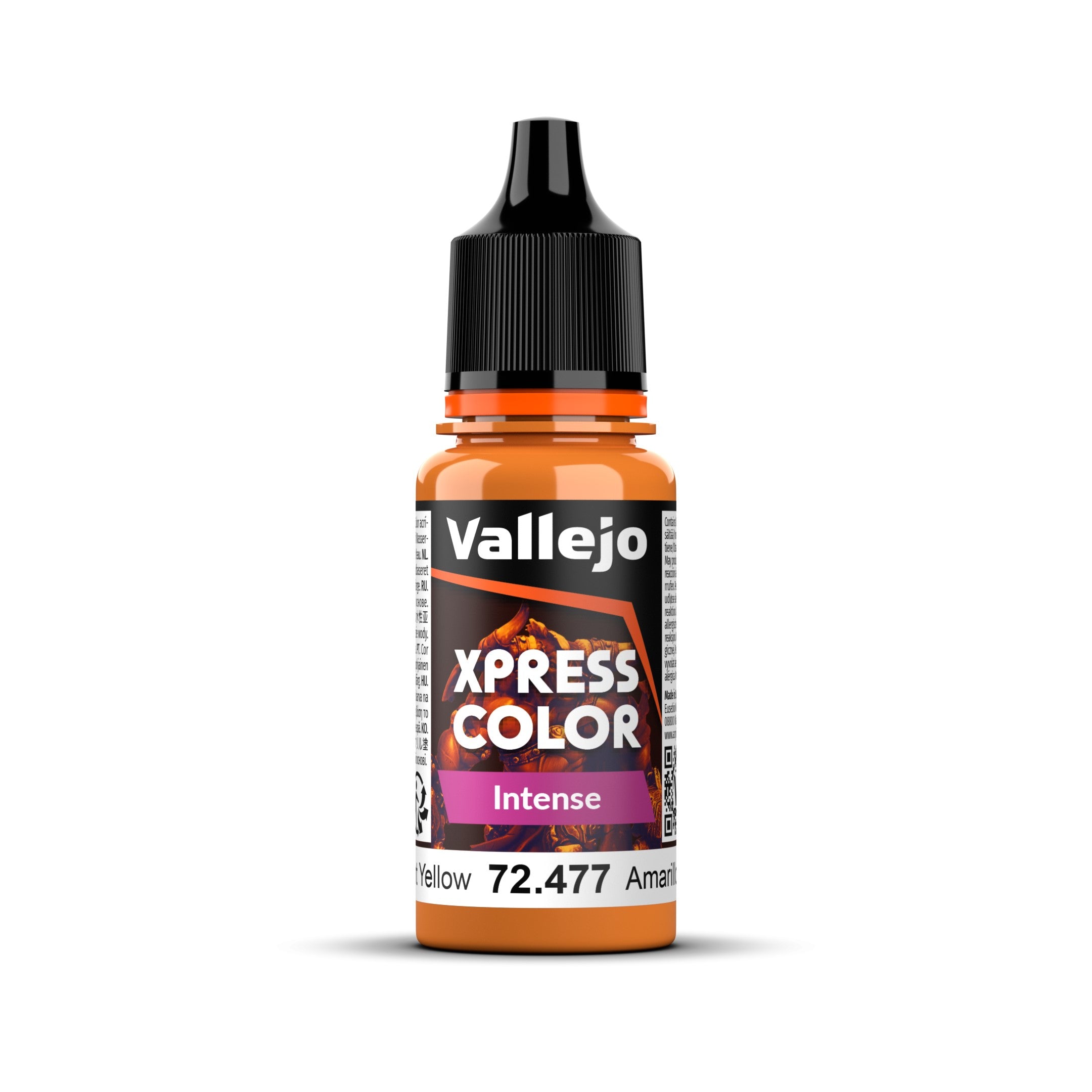 72.477 Xpress Colour Intense - Dreadnought Yellow 18ml Vallejo Xpress Colour Vallejo Default Title  