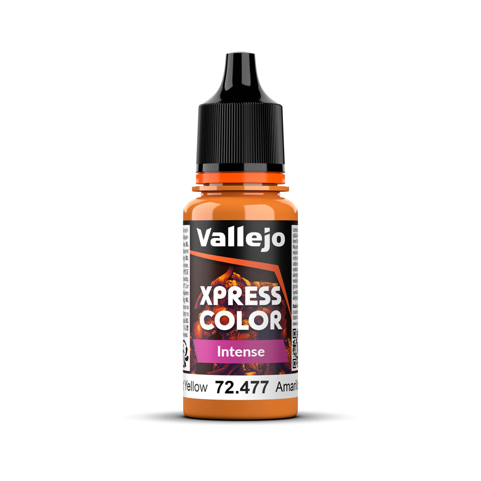72.477 Xpress Colour Intense - Dreadnought Yellow 18ml Vallejo Xpress Colour Vallejo Default Title  