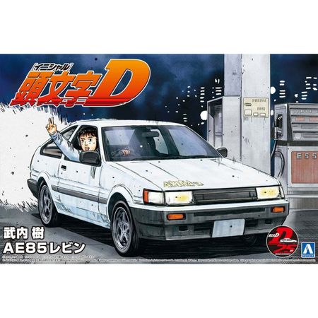 1/24 TAKEUCHI ITSUKI AE85 LEVIN TOYOTA Model Car Kit Aoshima Default Title