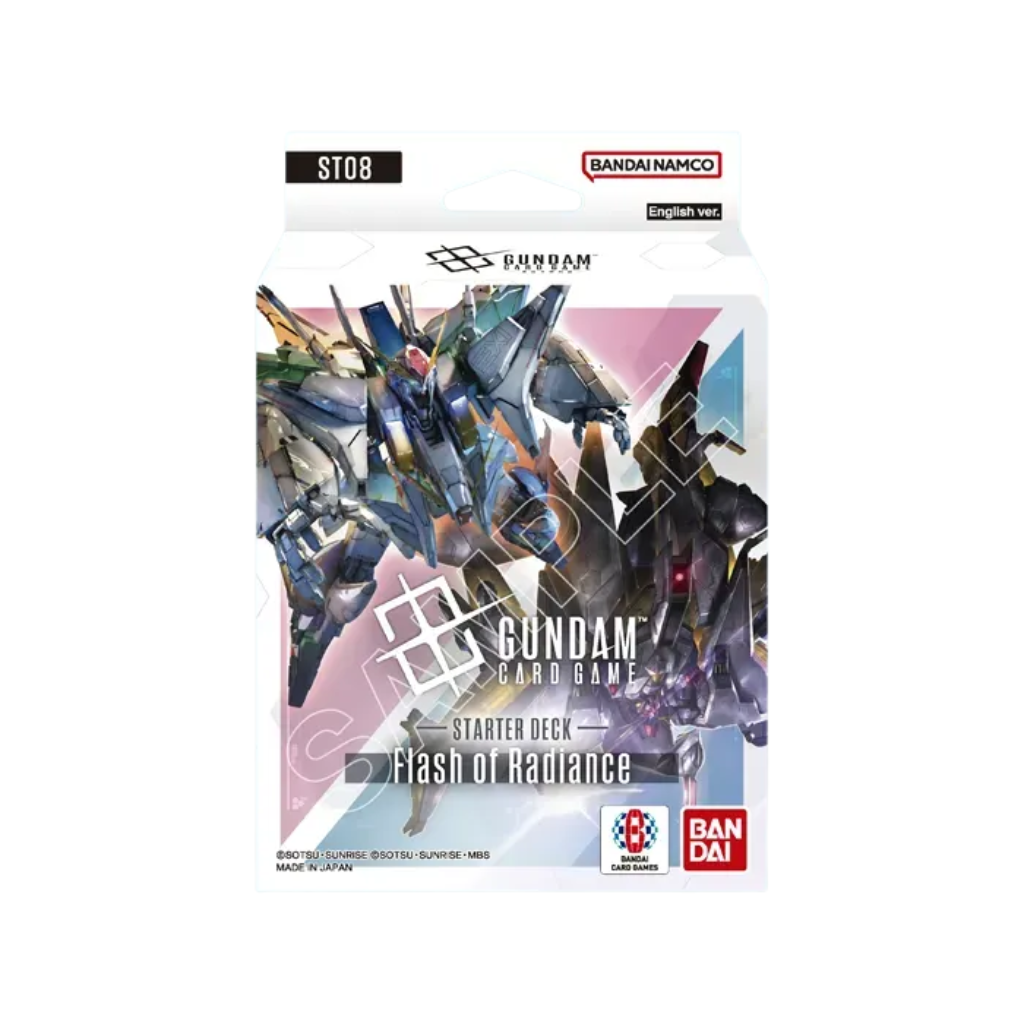 Gundam Card Game: Starter Deck Display – Flash of Radiance [ST08] Gundam TCG Bandai