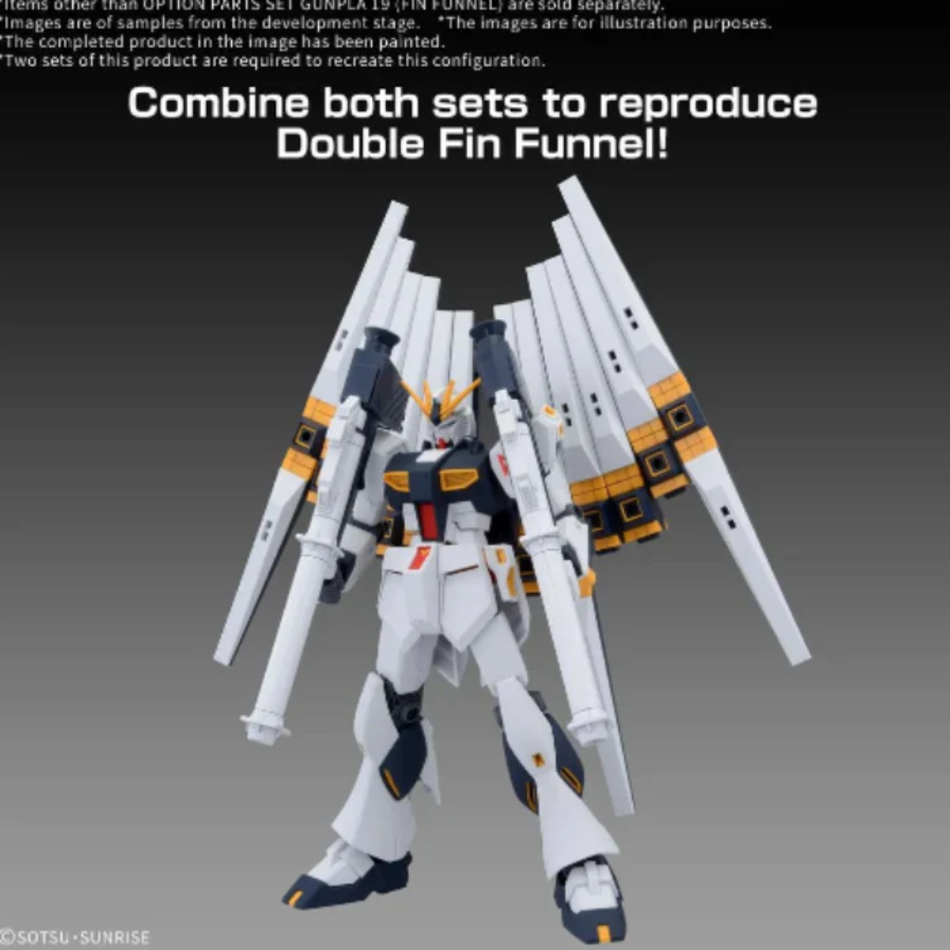 OPTION PARTS SET GUNPLA 19 (FIN FUNNEL)