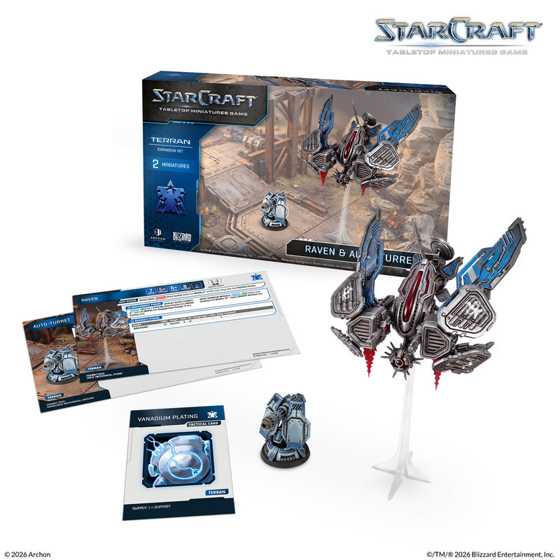 Starcraft Miniatures Games: Terran - Raven - Expansion Set *PREORDER*