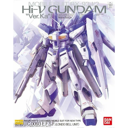 MG 1/100 RX93Nu 2 HiNu GUNDAM Ver.Ka Gundam Model Kit Bandai