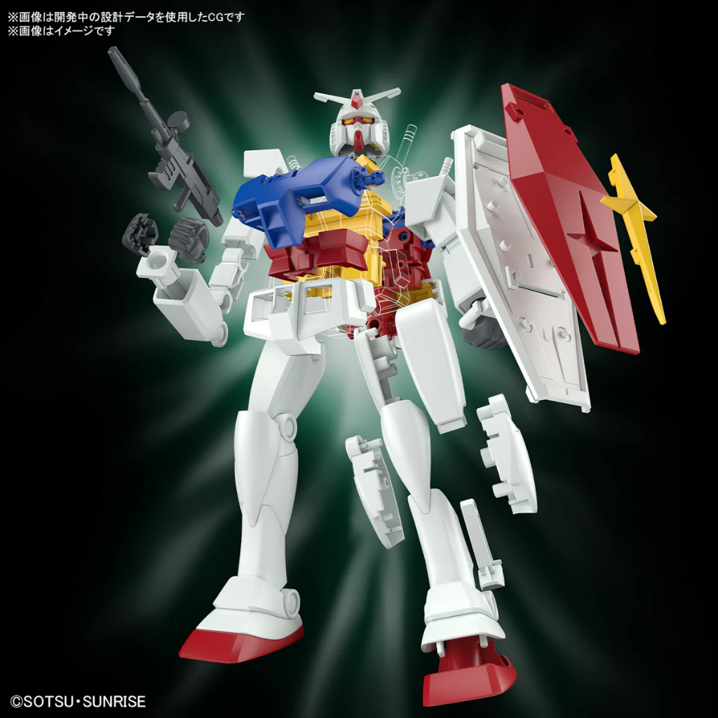 Best Mecha Collection 1/144 RX-78-2 Gundam (Revival Ver.) Gundam Model Kit Bandai
