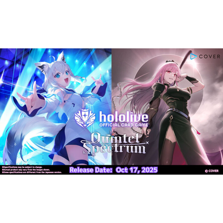 [hololive OFFICIAL CARD GAME] hBP02e Quintet Spectrum - Booster Box Hololive Official Card Game Hololive Official Card Game