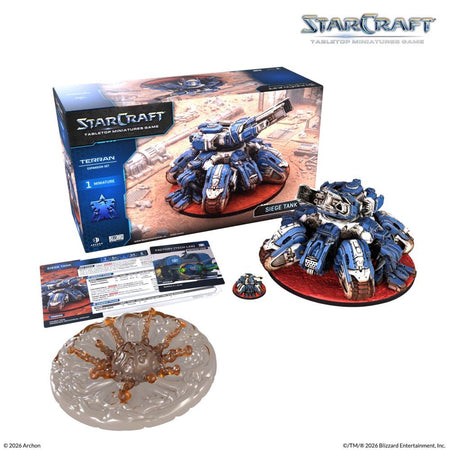 Starcraft Miniatures Games: Terran - Siege Tank - Expansion Set Starcraft Archon Studio
