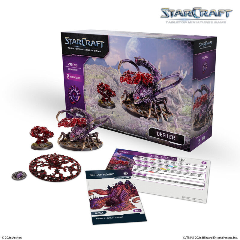 Starcraft Miniatures Games: Zerg - Defiler- Expansion Set *PREORDER*
