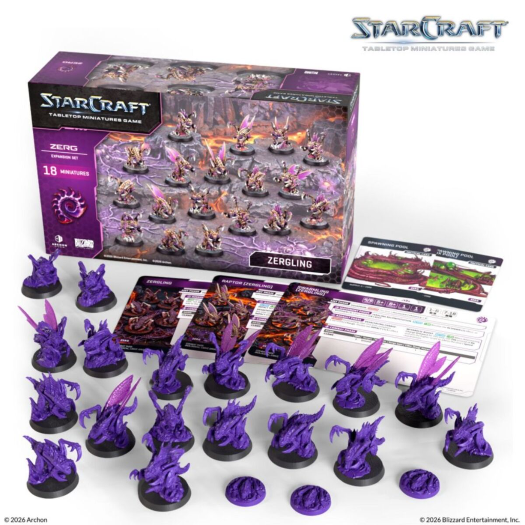 Starcraft Miniatures Games: Zerg - Zergling - Expansion Set Starcraft Archon Studio