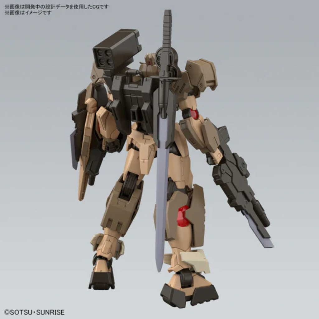 HG 1/144 Gundam 00 Command Qan[T] Desert Type Gundam Model Kit Bandai