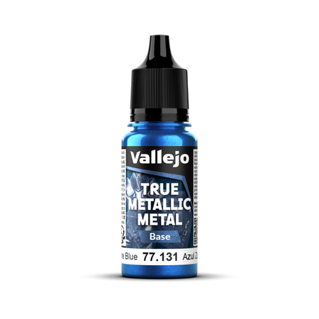 Vallejo True Metallic Metal: Base - Sapphire Blue 18 ml Vallejo True Metallic Vallejo Default Title