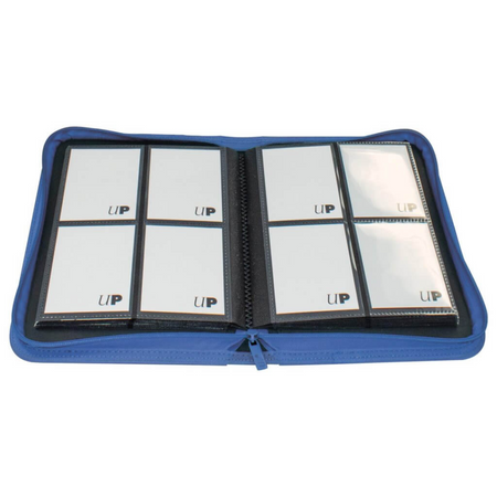 ULTRA PRO Binder - Vivid 4-Pocket Zippered Pro-Binder: Blue Binder Ultra PRO