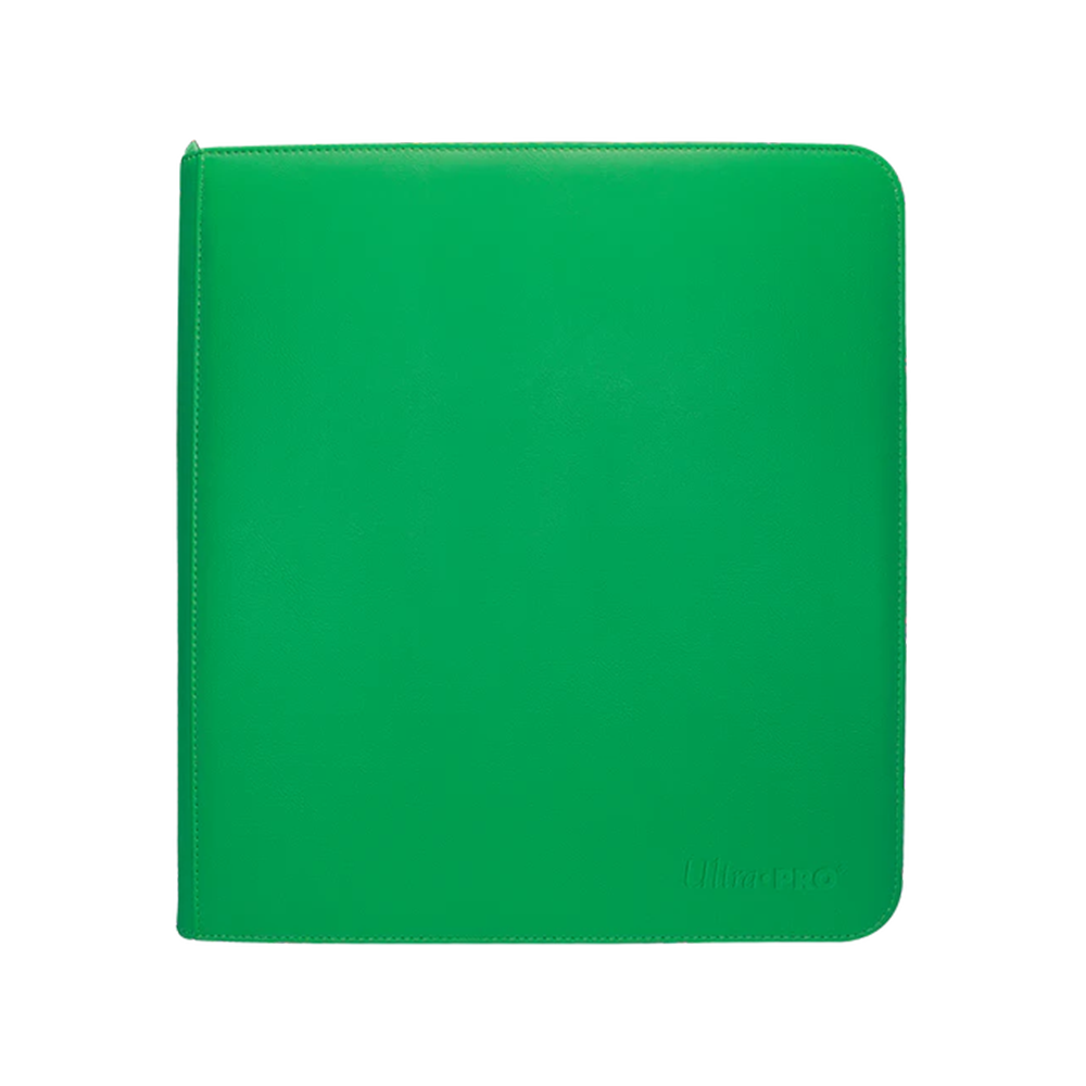 Ultra Pro 12-Pocket Pro-Binder Vivid Zippered Green (WSL) Binder Ultra PRO Default Title  