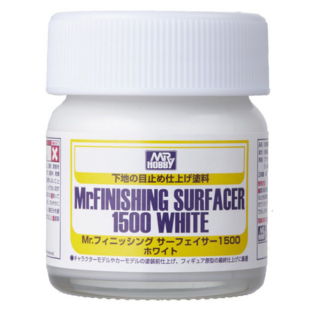 Mr. Finishing Surfacer 1500 White Mr Hobby Paints Mr Hobby Default Title