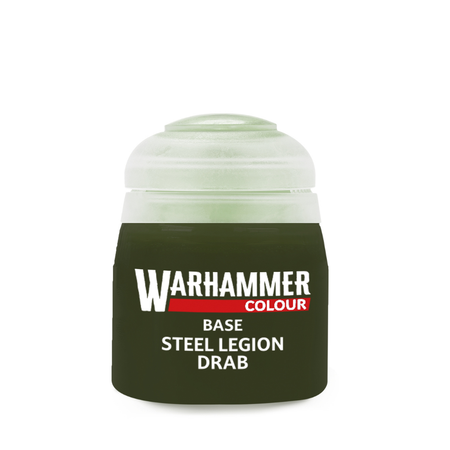 Warhammer Colour: Base - Steel Legion Drab 12ml Citadel Base Warhammer Colour