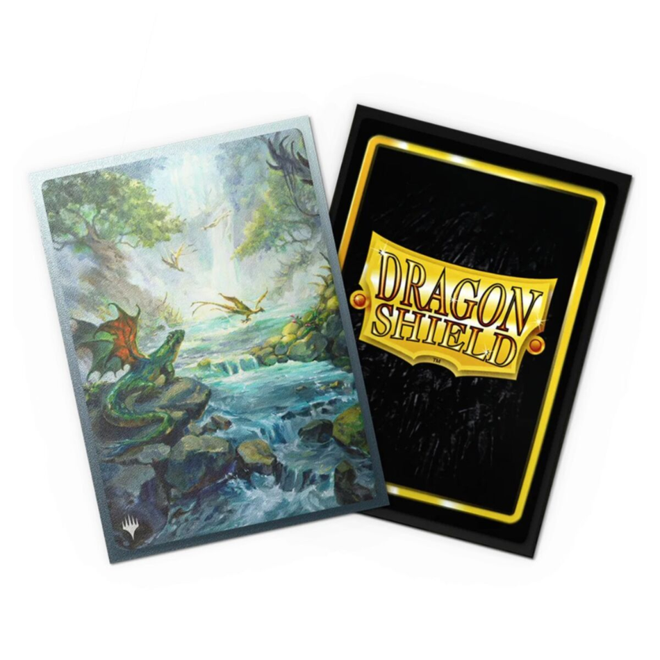 Dragon Shield: Sleeves – Matte Dual Art – MTG Landfall Series: Misty Rainforest Card Sleeves Dragon Shield