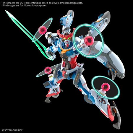 HG 1/144 GQuuuuuuX (Endymion Unit Awakened) Gundam Model Kit Bandai
