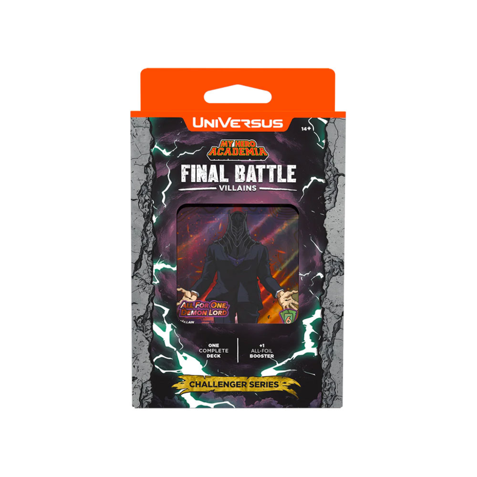 UniVersus Challenger Series Display: My Hero Academia – Final Battle - All For One and Shigaraki Challenger Series UVS Games UniVersus TCG Default Title