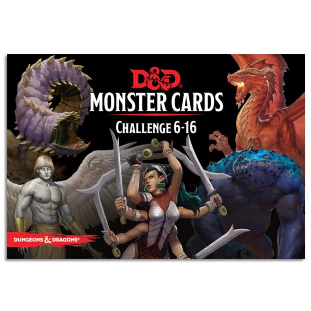 D&D Spellbook Cards Monster Challenge Deck 6-16 (74 cards) Dungeons & Dragons Wizards of the Coast   