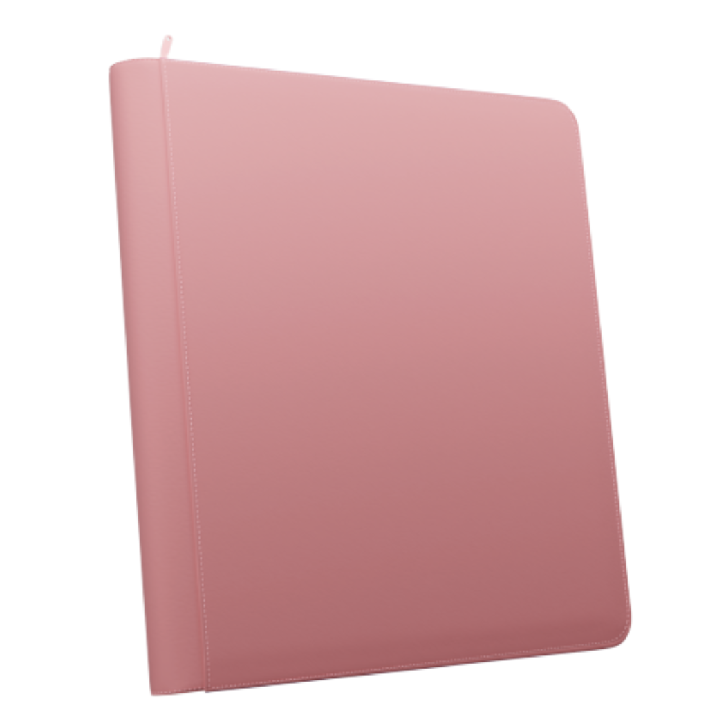 Palms off Gaming - STEALTH 12 Pocket Zip Trading Card Binder - PINK Binder Palms Off Gaming Default Title
