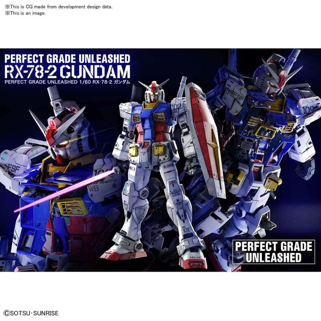 PG UNLEASHED 1/60 RX-78-2 GUNDAM Gundam Model Kit Bandai