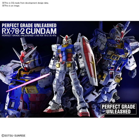 PG UNLEASHED 1/60 RX-78-2 GUNDAM Gundam Model Kit Bandai