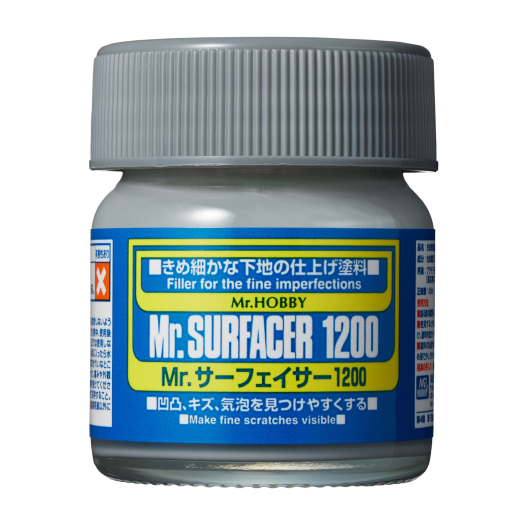 Mr. Surfacer 1200 Grey Mr Hobby Paints Mr Hobby