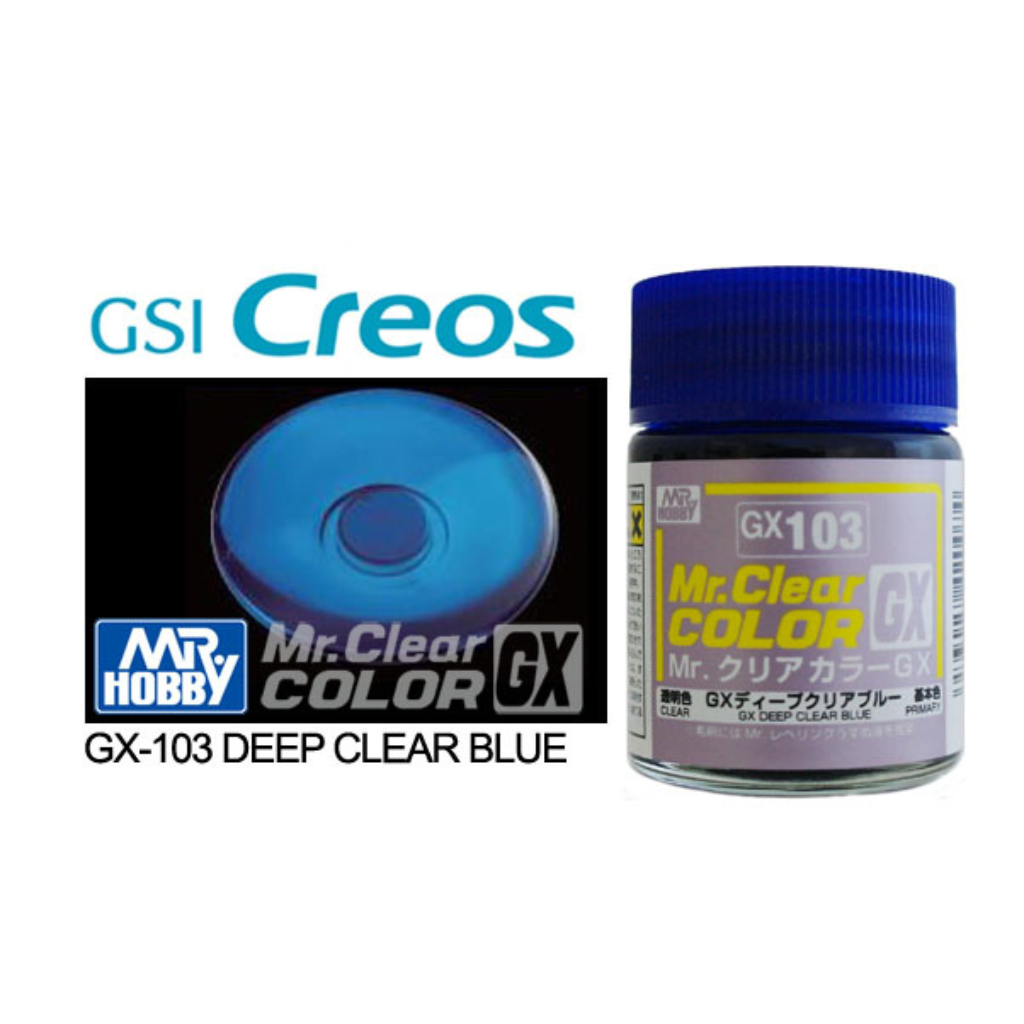 Mr Color GX Clear Blue Mr Hobby Paints Mr Hobby Default Title