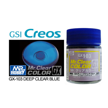 Mr Color GX Clear Blue Mr Hobby Paints Mr Hobby Default Title