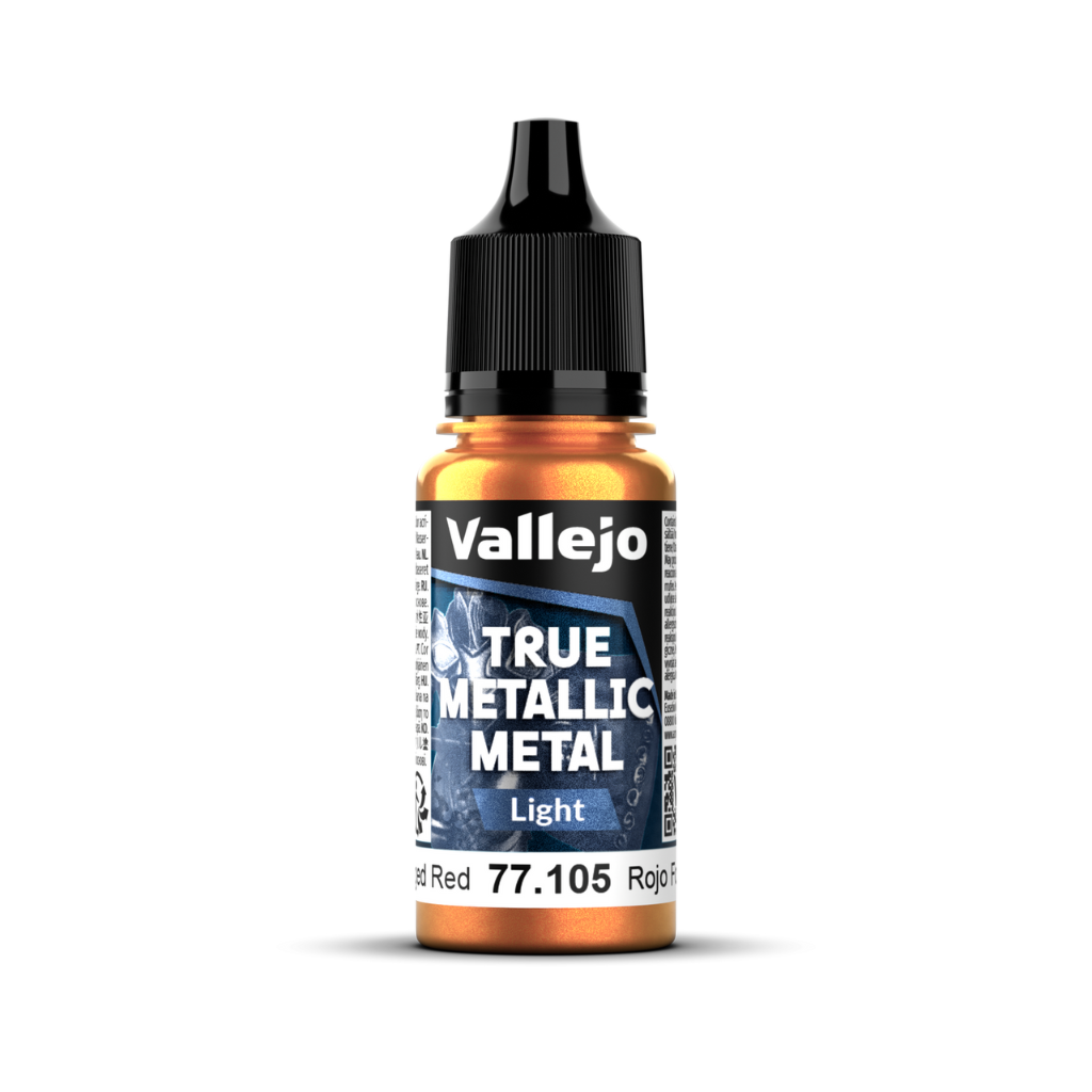 Vallejo True Metallic Metal: Light - Forged Red 18 ml Vallejo True Metallic Vallejo Default Title
