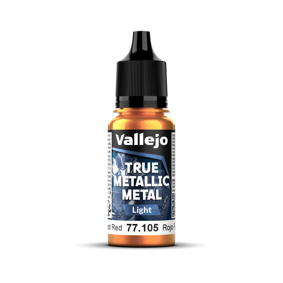 Vallejo True Metallic Metal: Light - Forged Red 18 ml Vallejo True Metallic Vallejo Default Title
