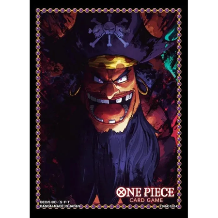 One Piece Card Game: Vol 3 - Marshall.D.Teach Official Sleeves Card Sleeves Bandai Namco Default Title