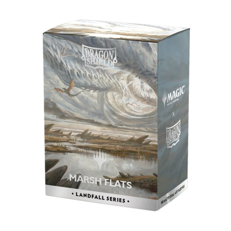 Dragon Shield: Sleeves – Matte Dual Art – MTG Landfall Series: Marsh Flats Card Sleeves Dragon Shield Default Title