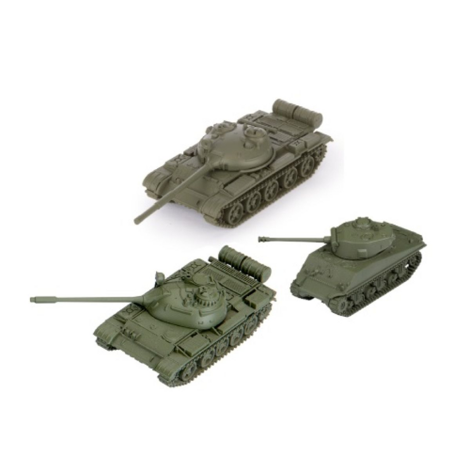 World of Tanks: U.S.S.R. Tank Platoon 4 – T-54, Loza's M4-A2 Sherman, T-62A Board Games Gale Force 9 Default Title