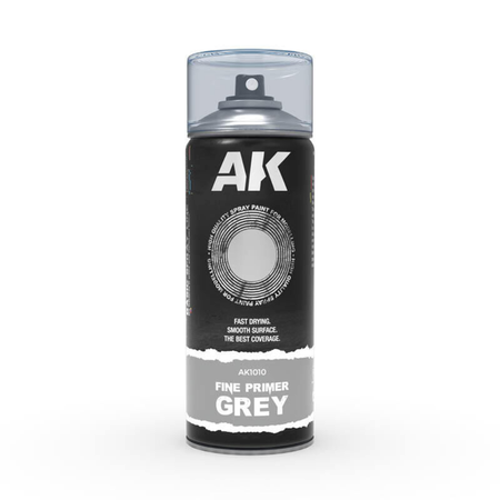 AK Interactive Fine Primer Grey - Spray Paint 400ml AK Primer AK Interactive