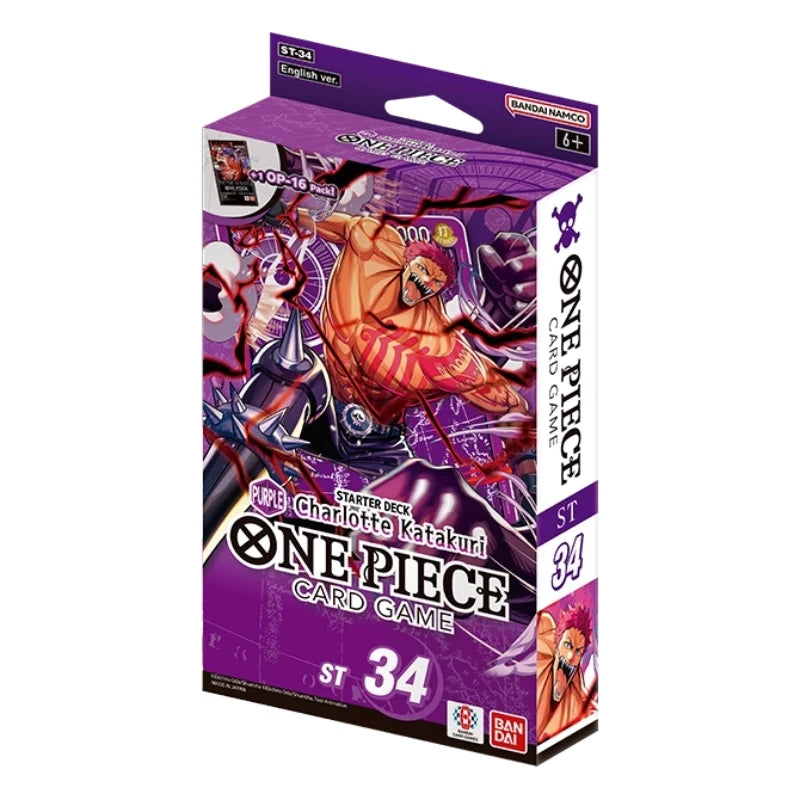One Piece Card Game: STARTER DECK -PURPLE Charlotte Katakuri- [ST-34] One Piece Bandai Default Title