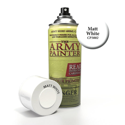 Army Painter Sprays - Base Matt White Army Painter Sprays War and Peace Games Default Title  