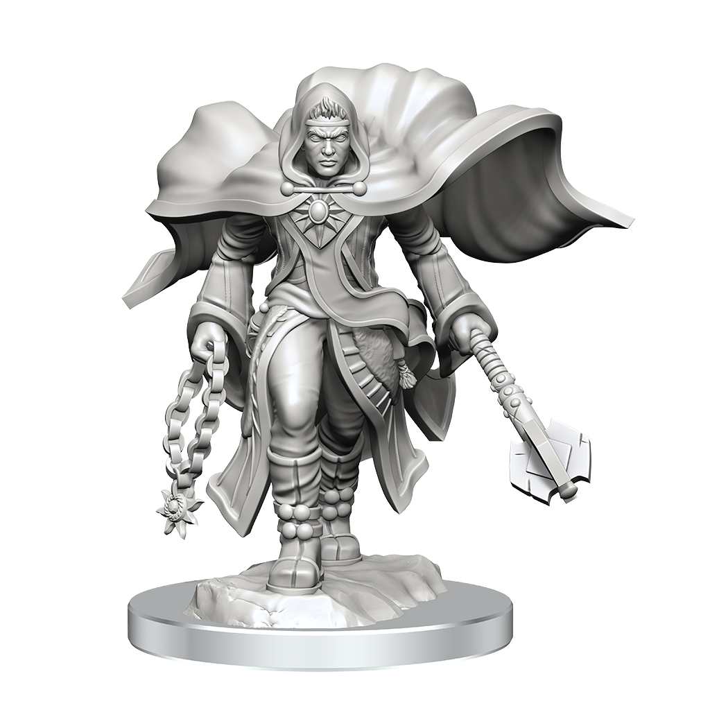 D&D Nolzurs Marvelous Unpainted Miniatures Aasimar Cleric Male Dungeons & Dragons Wizards of the Coast Default Title  