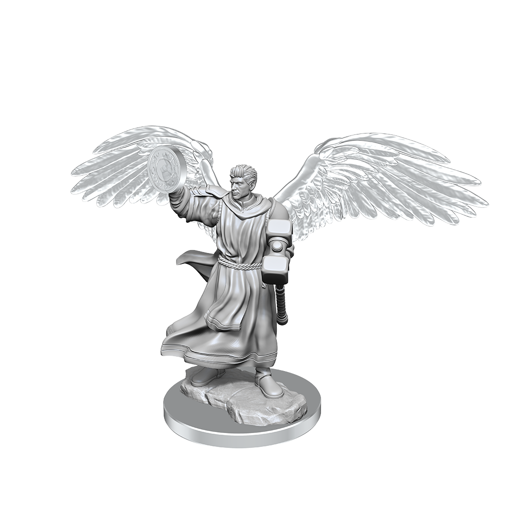 D&D Nolzurs Marvelous Unpainted Miniatures Aasimar Cleric Male Dungeons & Dragons Wizards of the Coast   